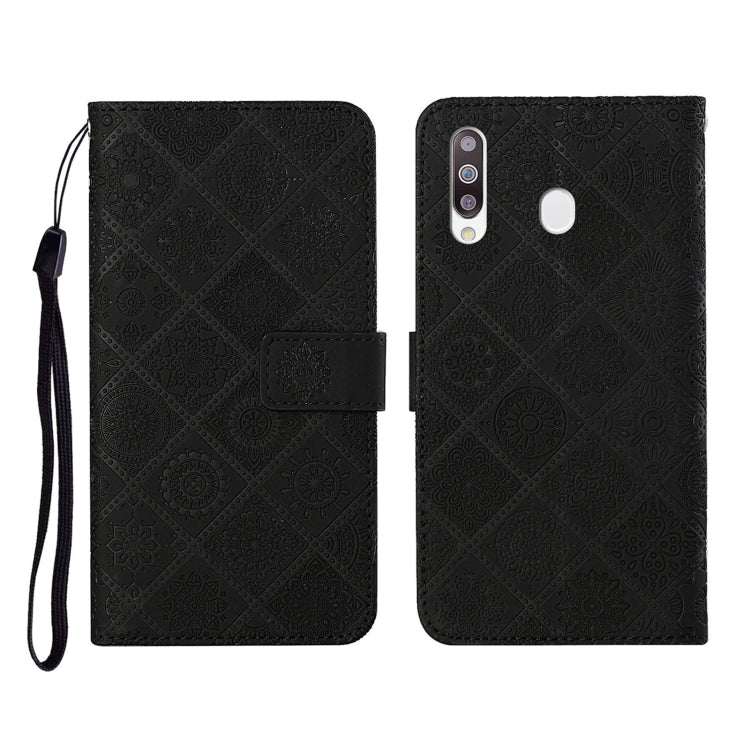 Ethnic Style Embossed Pattern Horizontal Flip Leather Case with Holder & Card Slots & Wallet & Lanyard, For Samsung Galaxy A20e, For Samsung Galaxy A20s, For Samsung Galaxy A21