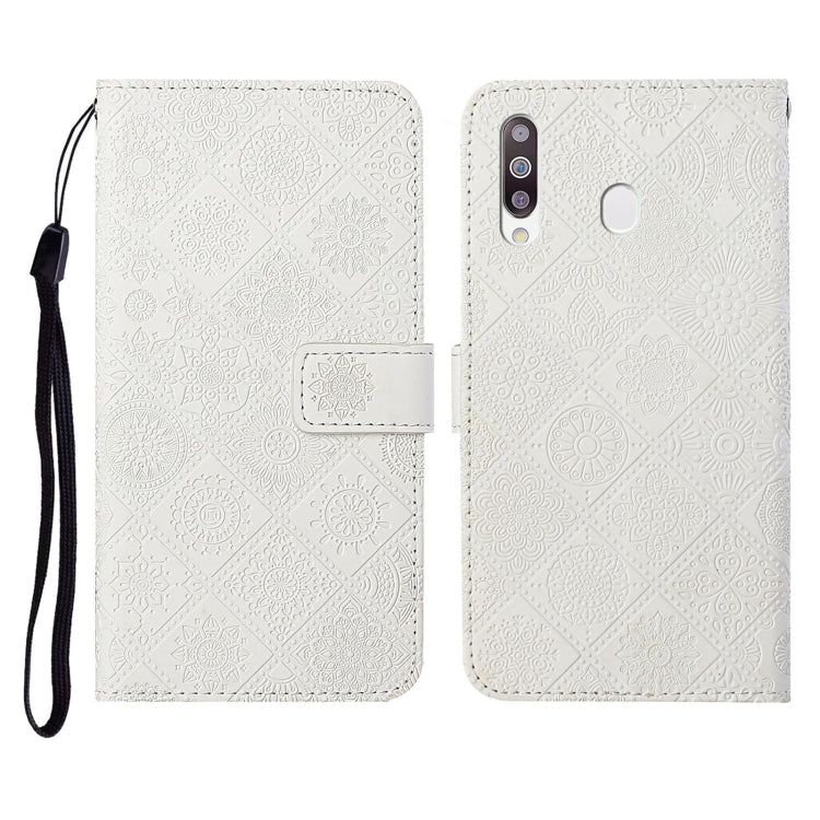 Ethnic Style Embossed Pattern Horizontal Flip Leather Case with Holder & Card Slots & Wallet & Lanyard, For Samsung Galaxy A20e, For Samsung Galaxy A20s, For Samsung Galaxy A21