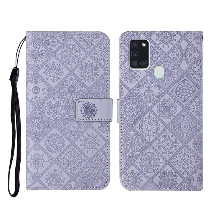 Ethnic Style Embossed Pattern Horizontal Flip Leather Case with Holder & Card Slots & Wallet & Lanyard, For Samsung Galaxy A21s, For Samsung Galaxy A31, For Samsung Galaxy A40
