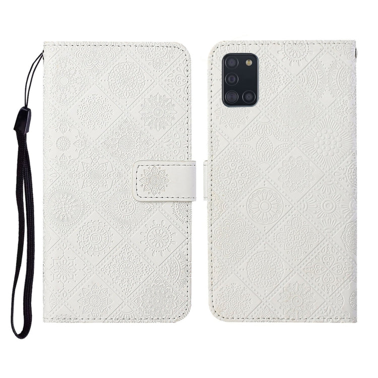 Ethnic Style Embossed Pattern Horizontal Flip Leather Case with Holder & Card Slots & Wallet & Lanyard, For Samsung Galaxy A21s, For Samsung Galaxy A31, For Samsung Galaxy A40