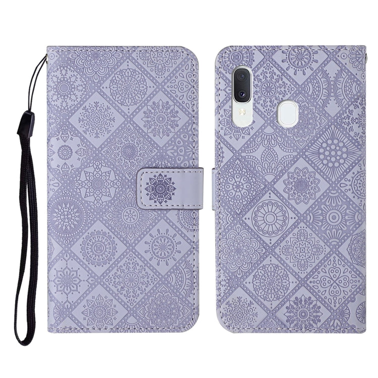 Ethnic Style Embossed Pattern Horizontal Flip Leather Case with Holder & Card Slots & Wallet & Lanyard, For Samsung Galaxy A21s, For Samsung Galaxy A31, For Samsung Galaxy A40