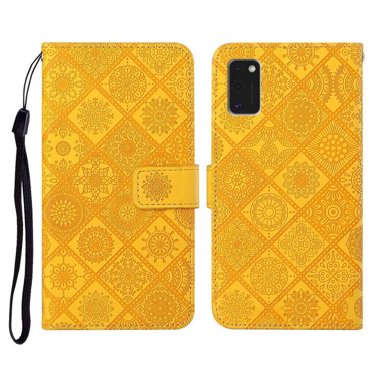 Ethnic Style Embossed Pattern Horizontal Flip Leather Case with Holder & Card Slots & Wallet & Lanyard, For Samsung Galaxy A41, For Samsung Galaxy A42 5G, For Samsung Galaxy A50