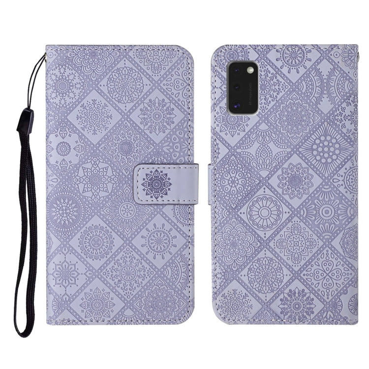 Ethnic Style Embossed Pattern Horizontal Flip Leather Case with Holder & Card Slots & Wallet & Lanyard, For Samsung Galaxy A41, For Samsung Galaxy A42 5G, For Samsung Galaxy A50