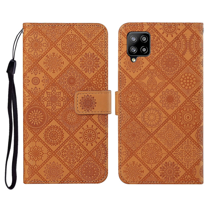 Ethnic Style Embossed Pattern Horizontal Flip Leather Case with Holder & Card Slots & Wallet & Lanyard, For Samsung Galaxy A41, For Samsung Galaxy A42 5G, For Samsung Galaxy A50