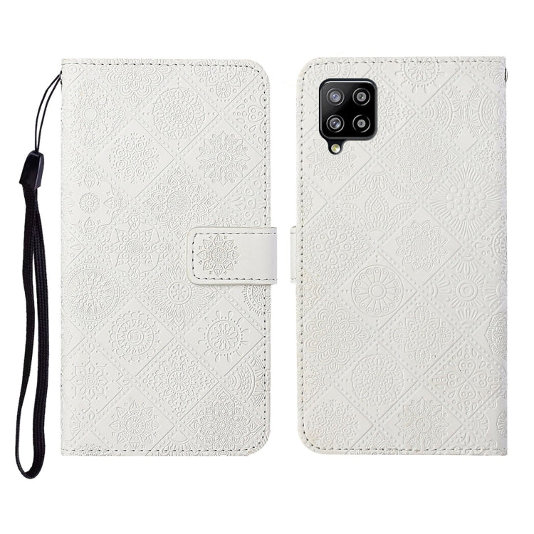 Ethnic Style Embossed Pattern Horizontal Flip Leather Case with Holder & Card Slots & Wallet & Lanyard, For Samsung Galaxy A41, For Samsung Galaxy A42 5G, For Samsung Galaxy A50