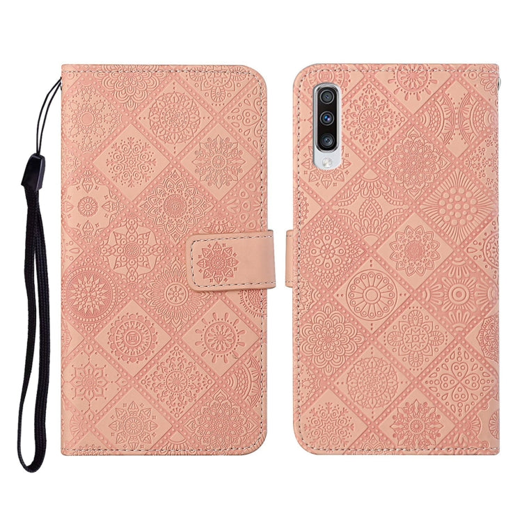 Ethnic Style Embossed Pattern Horizontal Flip Leather Case with Holder & Card Slots & Wallet & Lanyard, For Samsung Galaxy A41, For Samsung Galaxy A42 5G, For Samsung Galaxy A50