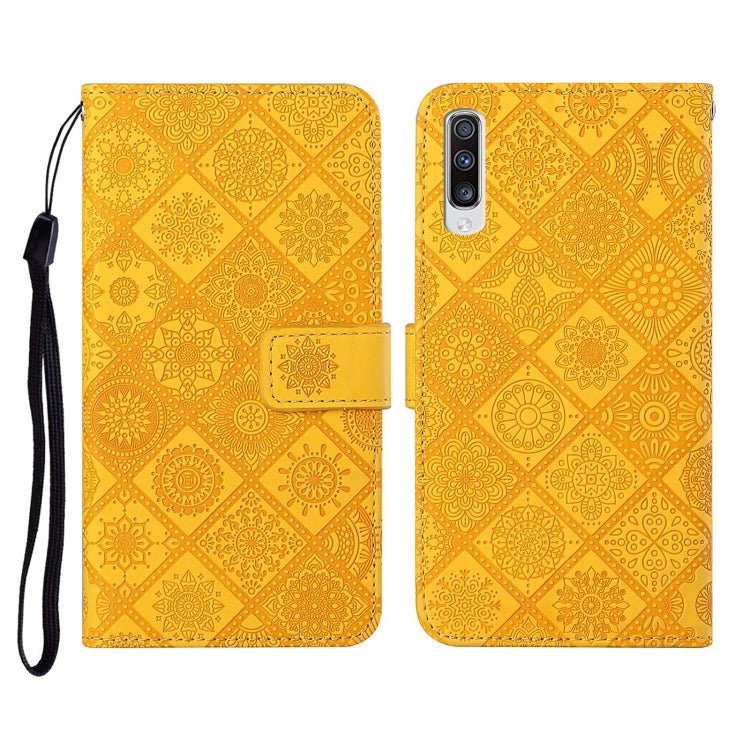 Ethnic Style Embossed Pattern Horizontal Flip Leather Case with Holder & Card Slots & Wallet & Lanyard, For Samsung Galaxy A41, For Samsung Galaxy A42 5G, For Samsung Galaxy A50