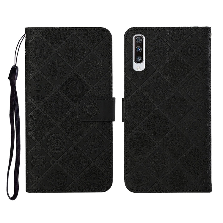Ethnic Style Embossed Pattern Horizontal Flip Leather Case with Holder & Card Slots & Wallet & Lanyard, For Samsung Galaxy A41, For Samsung Galaxy A42 5G, For Samsung Galaxy A50