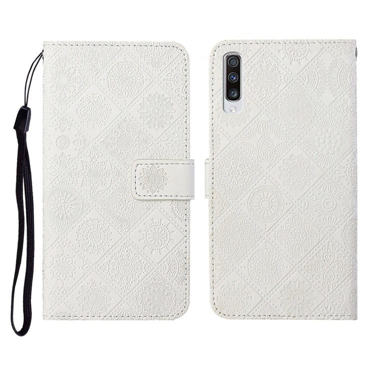 Ethnic Style Embossed Pattern Horizontal Flip Leather Case with Holder & Card Slots & Wallet & Lanyard, For Samsung Galaxy A41, For Samsung Galaxy A42 5G, For Samsung Galaxy A50