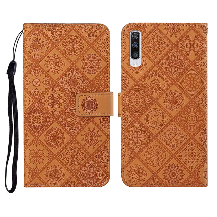 Ethnic Style Embossed Pattern Horizontal Flip Leather Case with Holder & Card Slots & Wallet & Lanyard, For Samsung Galaxy A51, For Samsung Galaxy A70, For Samsung Galaxy A71