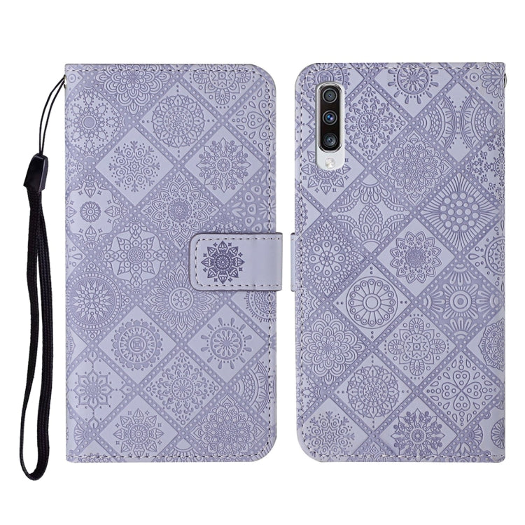 Ethnic Style Embossed Pattern Horizontal Flip Leather Case with Holder & Card Slots & Wallet & Lanyard, For Samsung Galaxy A51, For Samsung Galaxy A70, For Samsung Galaxy A71