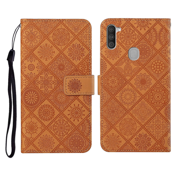 Ethnic Style Embossed Pattern Horizontal Flip Leather Case with Holder & Card Slots & Wallet & Lanyard, For Samsung Galaxy M11, For Samsung Galaxy Note20, For Samsung Galaxy Note20 Ultra