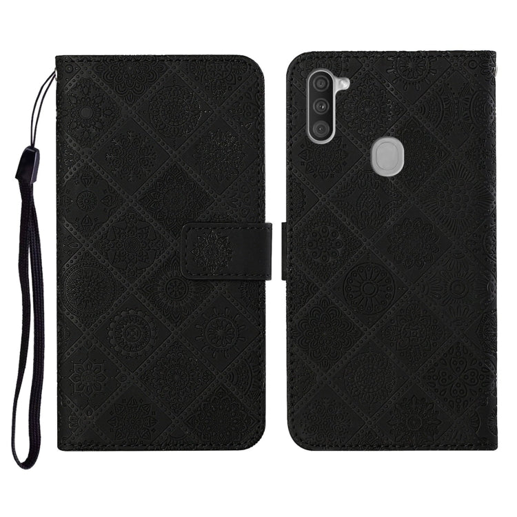 Ethnic Style Embossed Pattern Horizontal Flip Leather Case with Holder & Card Slots & Wallet & Lanyard, For Samsung Galaxy M11, For Samsung Galaxy Note20, For Samsung Galaxy Note20 Ultra
