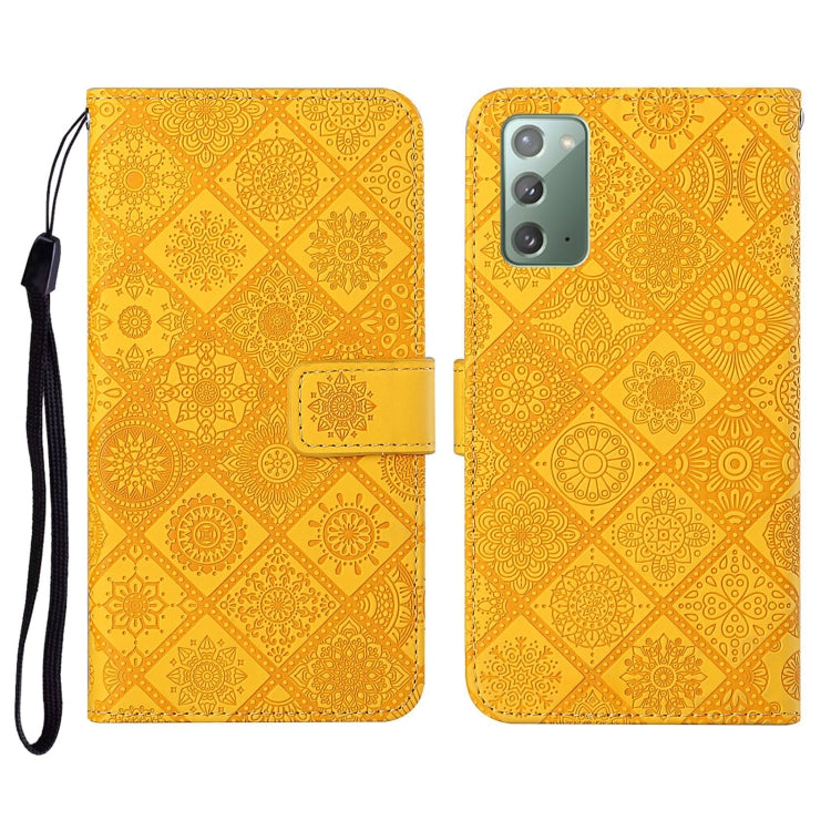 Ethnic Style Embossed Pattern Horizontal Flip Leather Case with Holder & Card Slots & Wallet & Lanyard, For Samsung Galaxy M11, For Samsung Galaxy Note20, For Samsung Galaxy Note20 Ultra