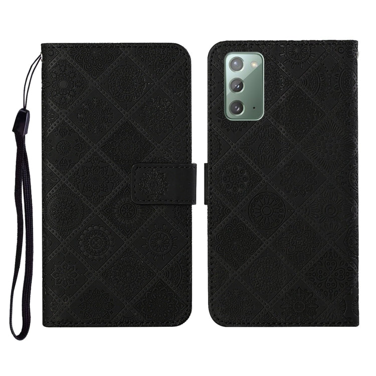 Ethnic Style Embossed Pattern Horizontal Flip Leather Case with Holder & Card Slots & Wallet & Lanyard, For Samsung Galaxy M11, For Samsung Galaxy Note20, For Samsung Galaxy Note20 Ultra