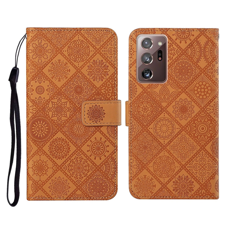 Ethnic Style Embossed Pattern Horizontal Flip Leather Case with Holder & Card Slots & Wallet & Lanyard, For Samsung Galaxy M11, For Samsung Galaxy Note20, For Samsung Galaxy Note20 Ultra