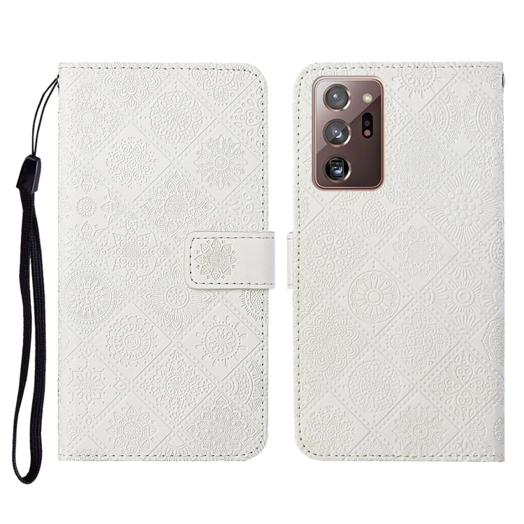 Ethnic Style Embossed Pattern Horizontal Flip Leather Case with Holder & Card Slots & Wallet & Lanyard, For Samsung Galaxy M11, For Samsung Galaxy Note20, For Samsung Galaxy Note20 Ultra