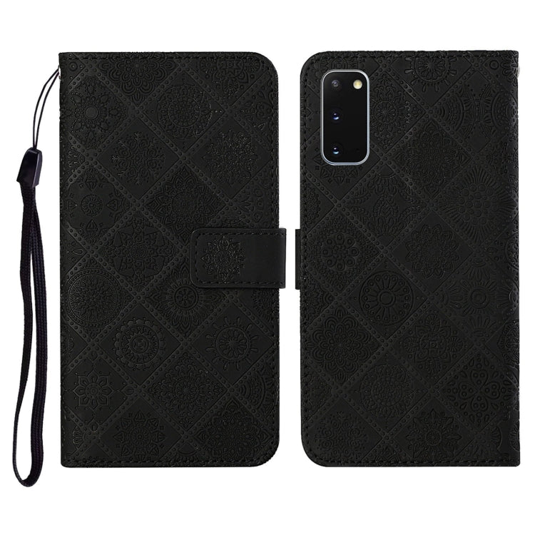 Ethnic Style Embossed Pattern Horizontal Flip Leather Case with Holder & Card Slots & Wallet & Lanyard, For Samsung Galaxy S20, For Samsung Galaxy S20 FE, For Samsung Galaxy S20+