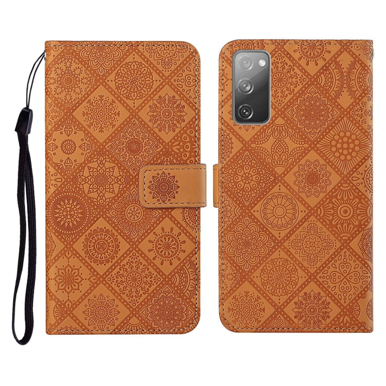 Ethnic Style Embossed Pattern Horizontal Flip Leather Case with Holder & Card Slots & Wallet & Lanyard, For Samsung Galaxy S20, For Samsung Galaxy S20 FE, For Samsung Galaxy S20+