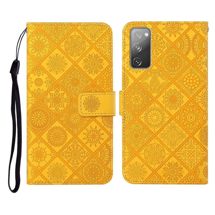 Ethnic Style Embossed Pattern Horizontal Flip Leather Case with Holder & Card Slots & Wallet & Lanyard, For Samsung Galaxy S20, For Samsung Galaxy S20 FE, For Samsung Galaxy S20+