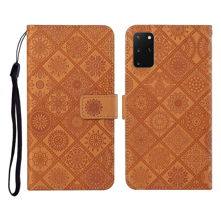 Ethnic Style Embossed Pattern Horizontal Flip Leather Case with Holder & Card Slots & Wallet & Lanyard, For Samsung Galaxy S20, For Samsung Galaxy S20 FE, For Samsung Galaxy S20+