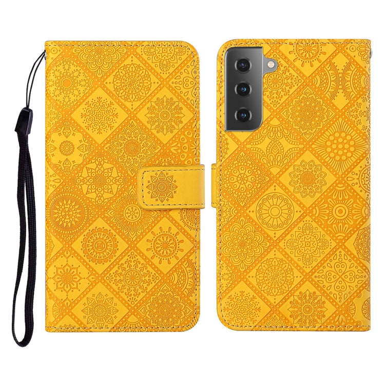 Ethnic Style Embossed Pattern Horizontal Flip Leather Case with Holder & Card Slots & Wallet & Lanyard, For Samsung Galaxy S20 Ultra, For Samsung Galaxy Galaxy S21 5G, For Samsung Galaxy S21+ 5G, For Samsung Galaxy Galaxy S21+ 5G