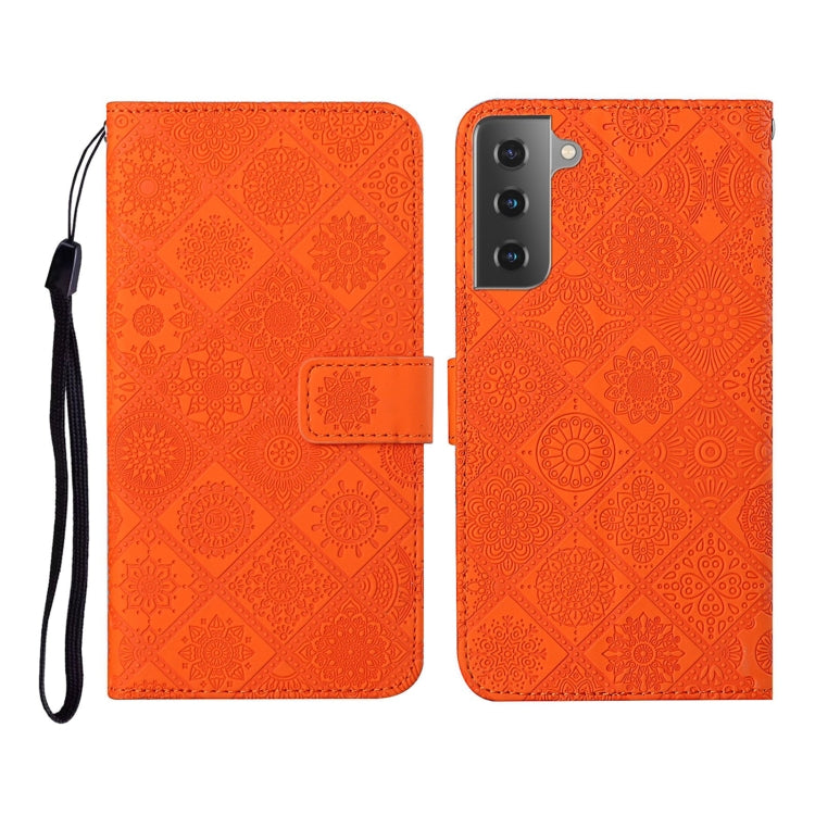 Ethnic Style Embossed Pattern Horizontal Flip Leather Case with Holder & Card Slots & Wallet & Lanyard, For Samsung Galaxy S20 Ultra, For Samsung Galaxy Galaxy S21 5G, For Samsung Galaxy S21+ 5G, For Samsung Galaxy Galaxy S21+ 5G