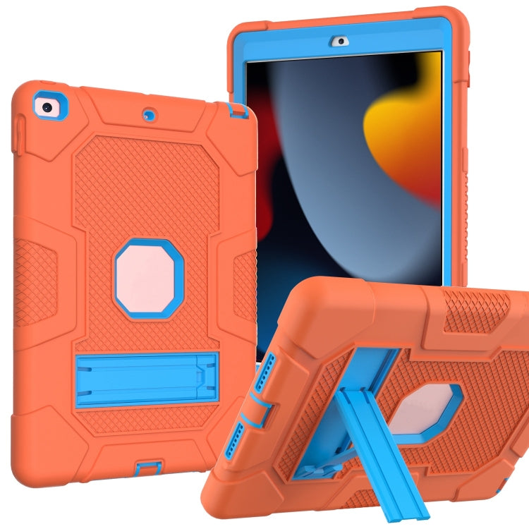 Coque de protection antichoc en silicone et PC avec support, motif robot contrasté, pour iPad 10.2 (2021/2020/2019) et Samsung Galaxy Tab A7 10.4 (2020) T500/T505