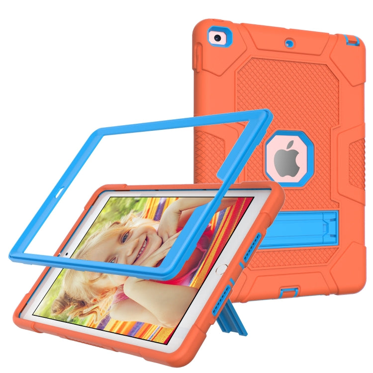 Coque de protection antichoc en silicone et PC avec support, motif robot contrasté, pour iPad 10.2 (2021/2020/2019) et Samsung Galaxy Tab A7 10.4 (2020) T500/T505