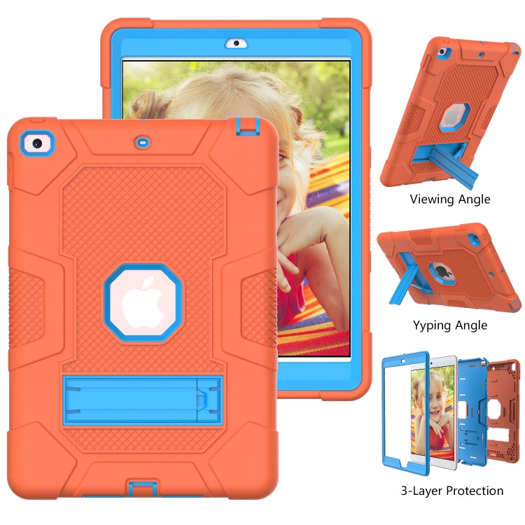 Coque de protection antichoc en silicone et PC avec support, motif robot contrasté, pour iPad 10.2 (2021/2020/2019) et Samsung Galaxy Tab A7 10.4 (2020) T500/T505