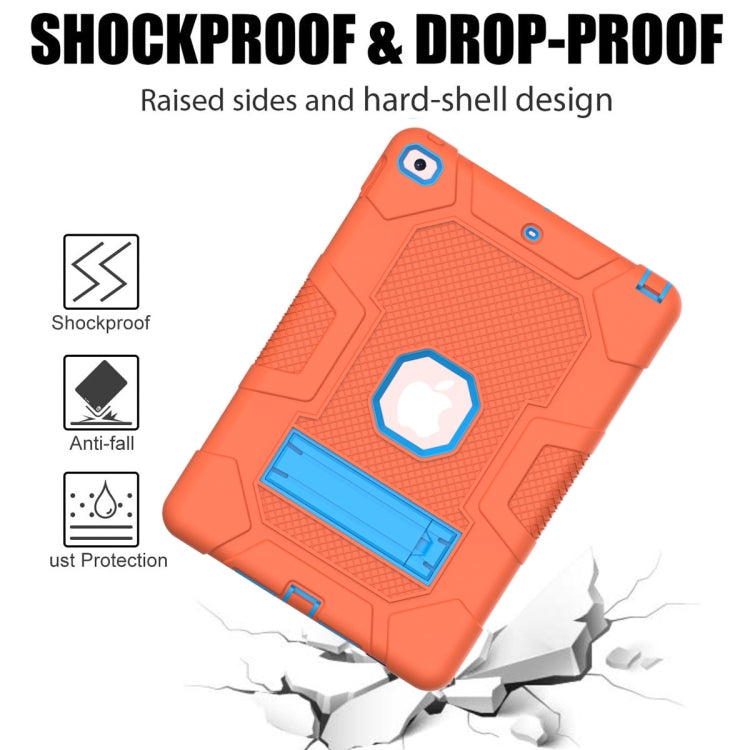 Coque de protection antichoc en silicone et PC avec support, motif robot contrasté, pour iPad 10.2 (2021/2020/2019) et Samsung Galaxy Tab A7 10.4 (2020) T500/T505