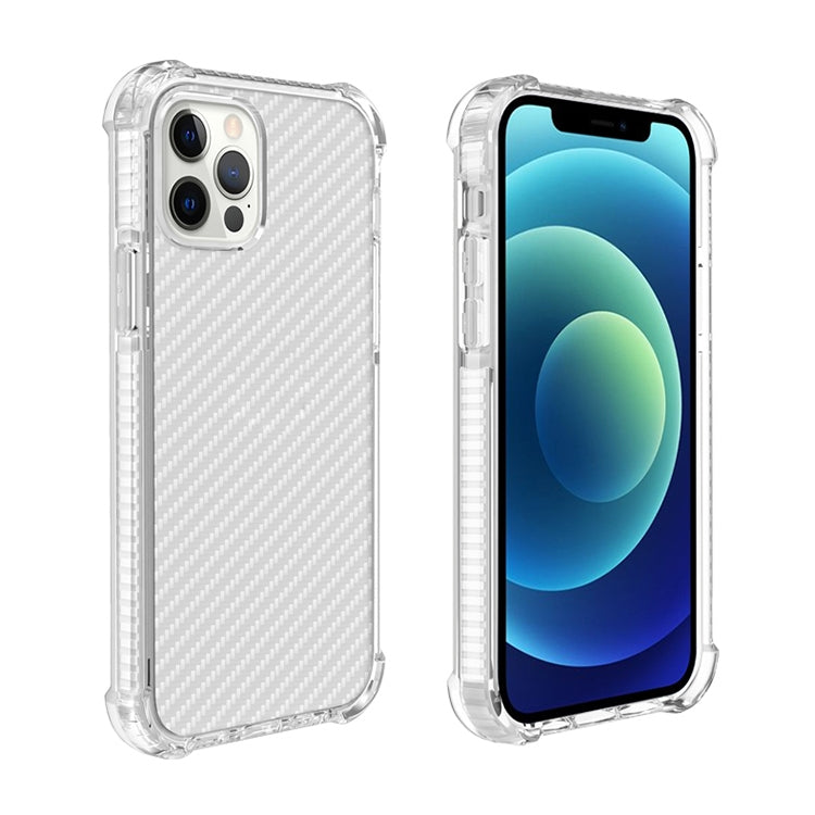 Carbon Fiber Acrylic Protective Case, For iPhone 12 mini, For iPhone 12 / 12 Pro, For iPhone 12 Pro Max