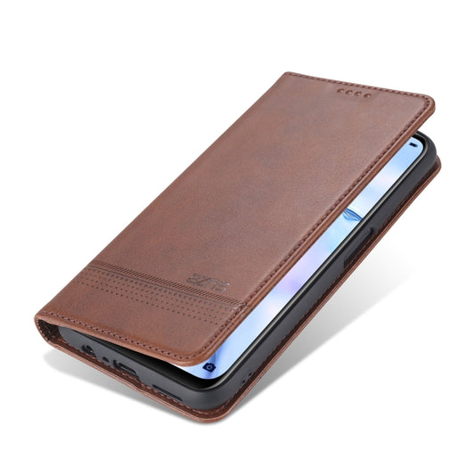 Detailed view of card slot compartments on AZNS flip case for OPPO Reno4 Pro