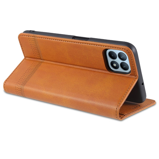 OPPO Reno4 leather flip case showcasing horizontal fold design and wallet functionality