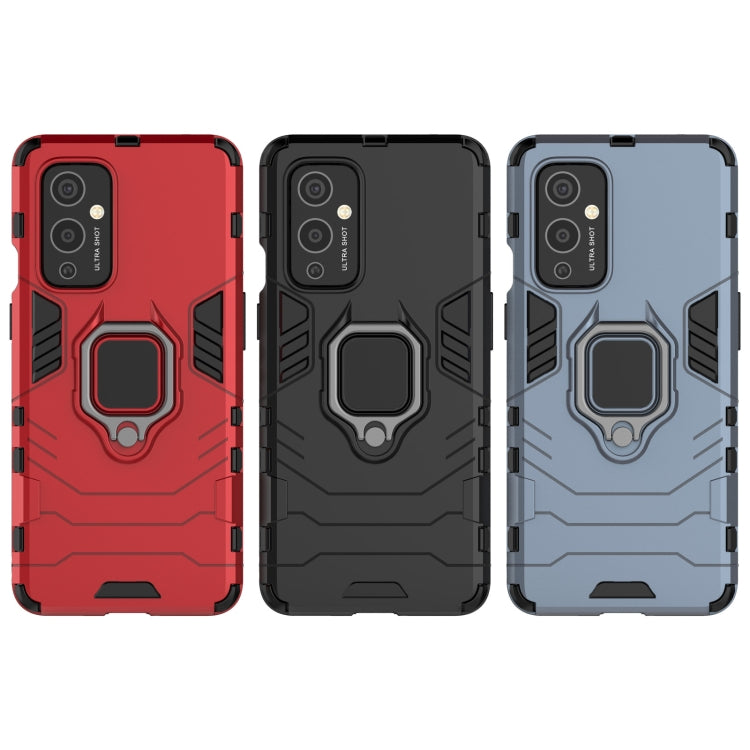 PC TPU Shockproof Protective Case with Magnetic Ring Holder for OnePlus 9 Pro