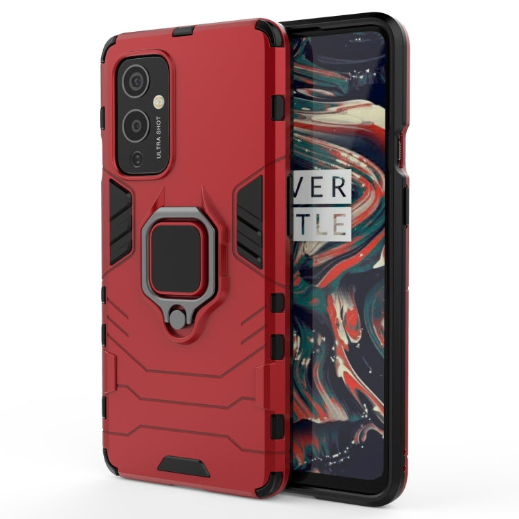 PC TPU Shockproof Protective Case with Magnetic Ring Holder for OnePlus 9 Pro
