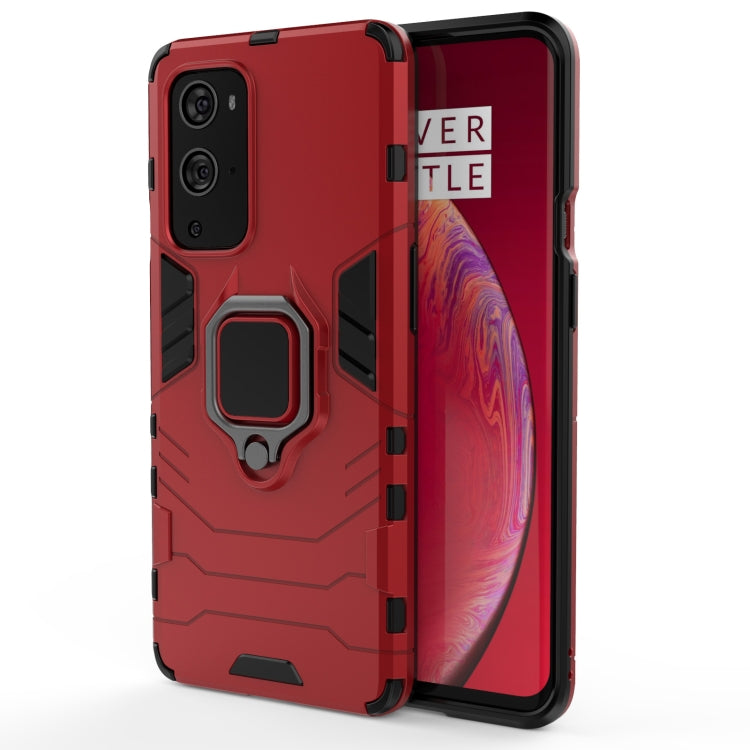 PC TPU Shockproof Protective Case with Magnetic Ring Holder for OnePlus 9 Pro