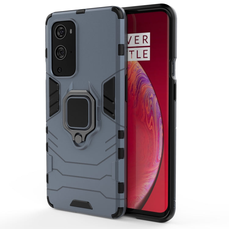PC TPU Shockproof Protective Case with Magnetic Ring Holder for OnePlus 9 Pro