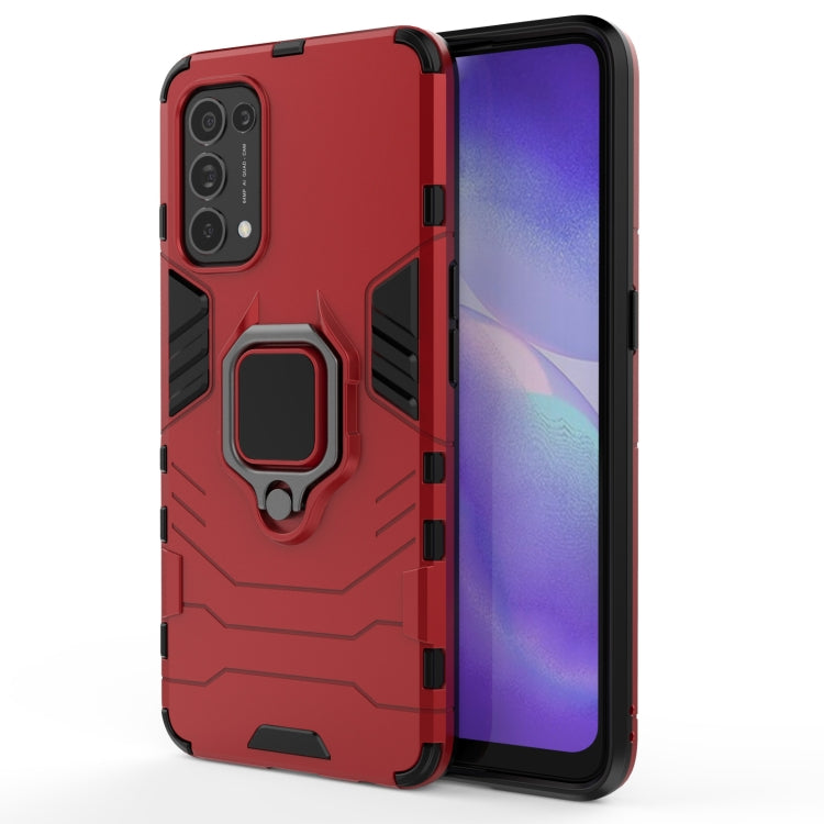 PC TPU Shockproof Protective Case with Magnetic Ring Holder for OnePlus 9 Pro