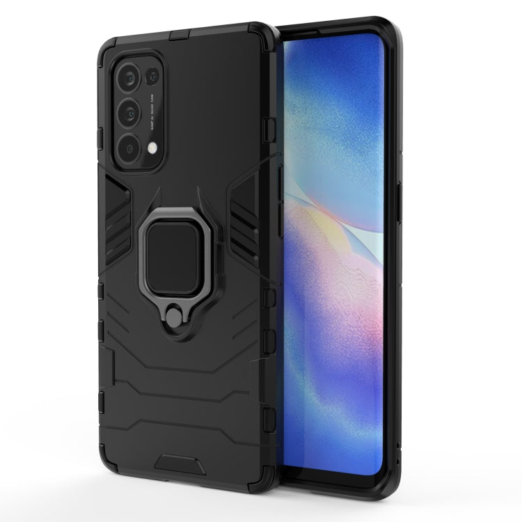 PC TPU Shockproof Protective Case with Magnetic Ring Holder for OnePlus 9 Pro