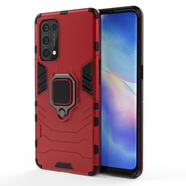 PC TPU Shockproof Protective Case with Magnetic Ring Holder for OnePlus 9 Pro