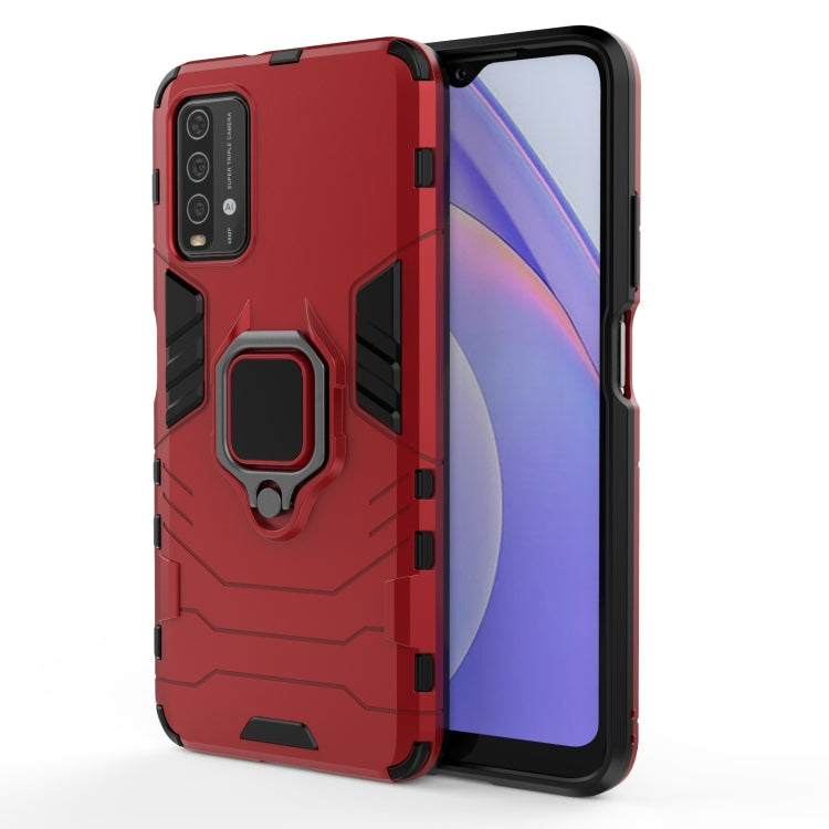 PC TPU Shockproof Protective Case with Magnetic Ring Holder for OnePlus 9 Pro