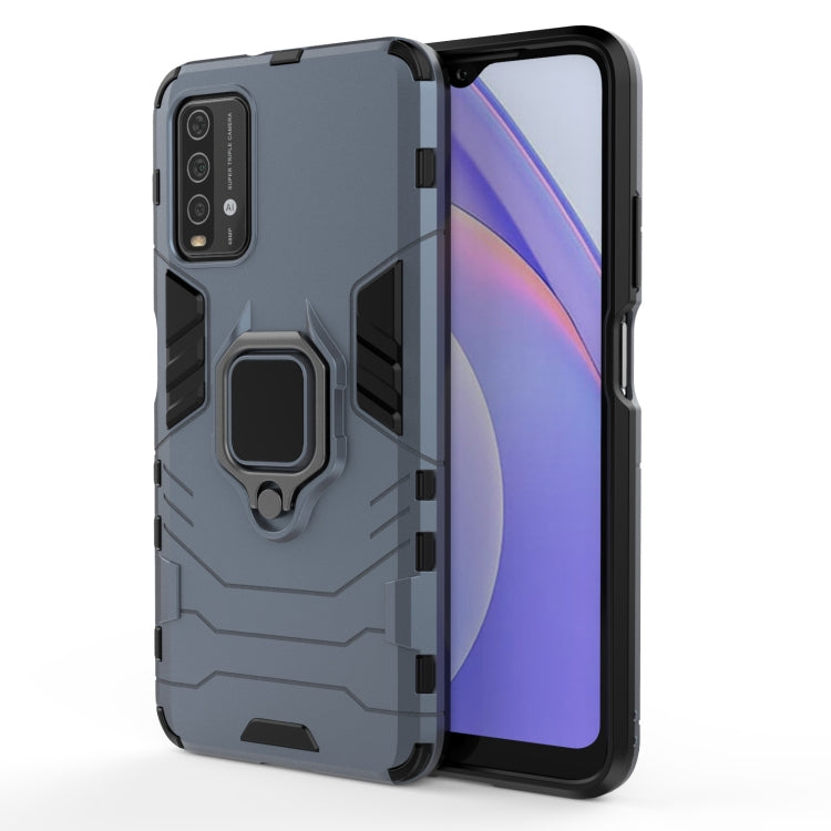 PC TPU Shockproof Protective Case with Magnetic Ring Holder for OnePlus 9 Pro