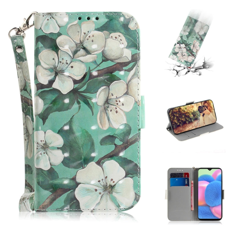 3D Colored Drawing Horizontal Flip Leather Case with Holder & Card Slot & Wallet & Lanyard