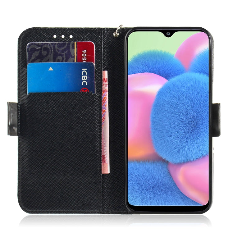 3D Colored Drawing Horizontal Flip Leather Case with Holder & Card Slot & Wallet & Lanyard