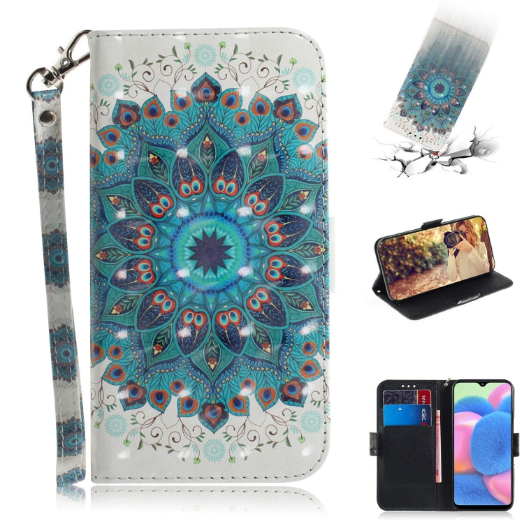 3D Colored Drawing Horizontal Flip Leather Case with Holder & Card Slot & Wallet & Lanyard