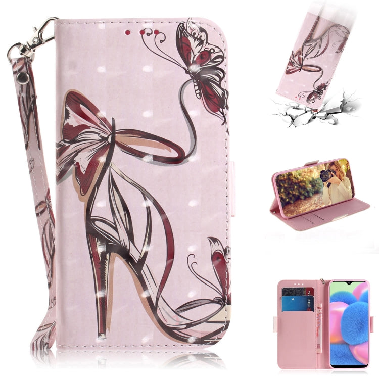 3D Colored Drawing Horizontal Flip Leather Case with Holder & Card Slot & Wallet & Lanyard