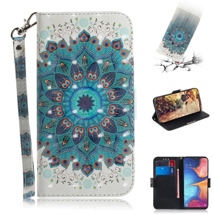 3D Colored Drawing Horizontal Flip Leather Case with Holder & Card Slot & Wallet & Lanyard
