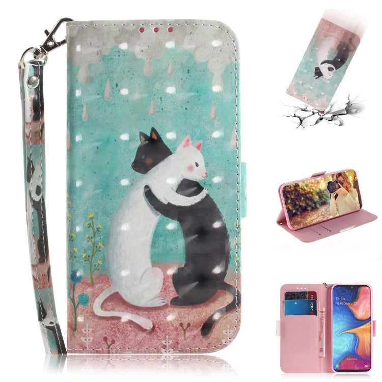 3D Colored Drawing Horizontal Flip Leather Case with Holder & Card Slot & Wallet & Lanyard