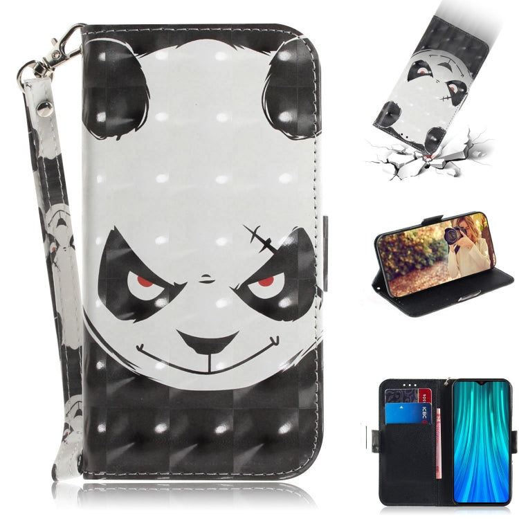 3D Colored Drawing Horizontal Flip Leather Case with Holder & Card Slot & Wallet & Lanyard